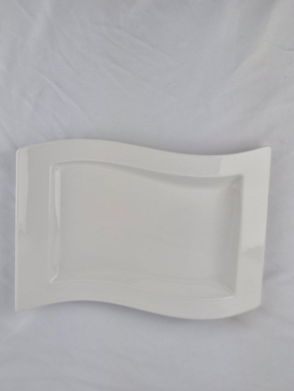 Villeroy & Boch Nw Wave Collection Rectangular Porcelain Platter Made in Germany